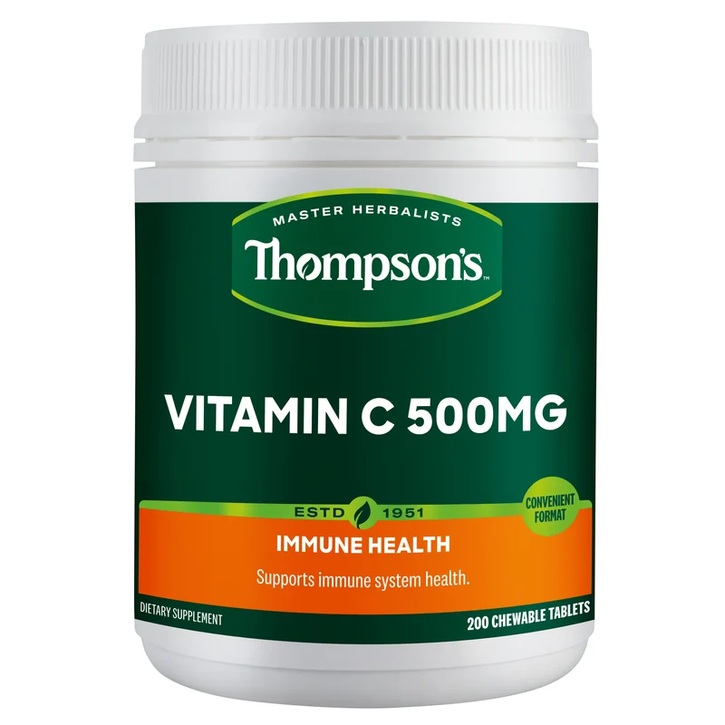 Thompson's Vitamin C 500mg chewable 200 tabs