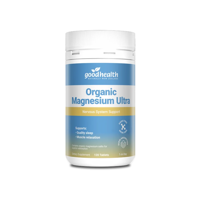 Good Health Organic Magnesium Ultra 120 Tablets