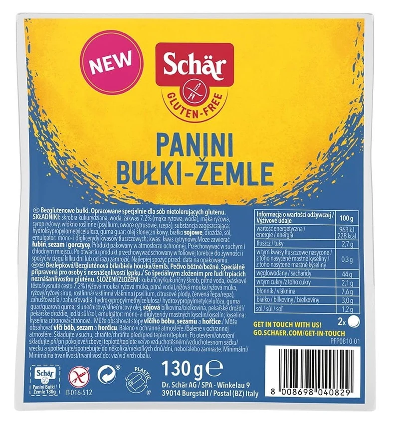 Brötchen ohne Gluten 130 g SCHAR