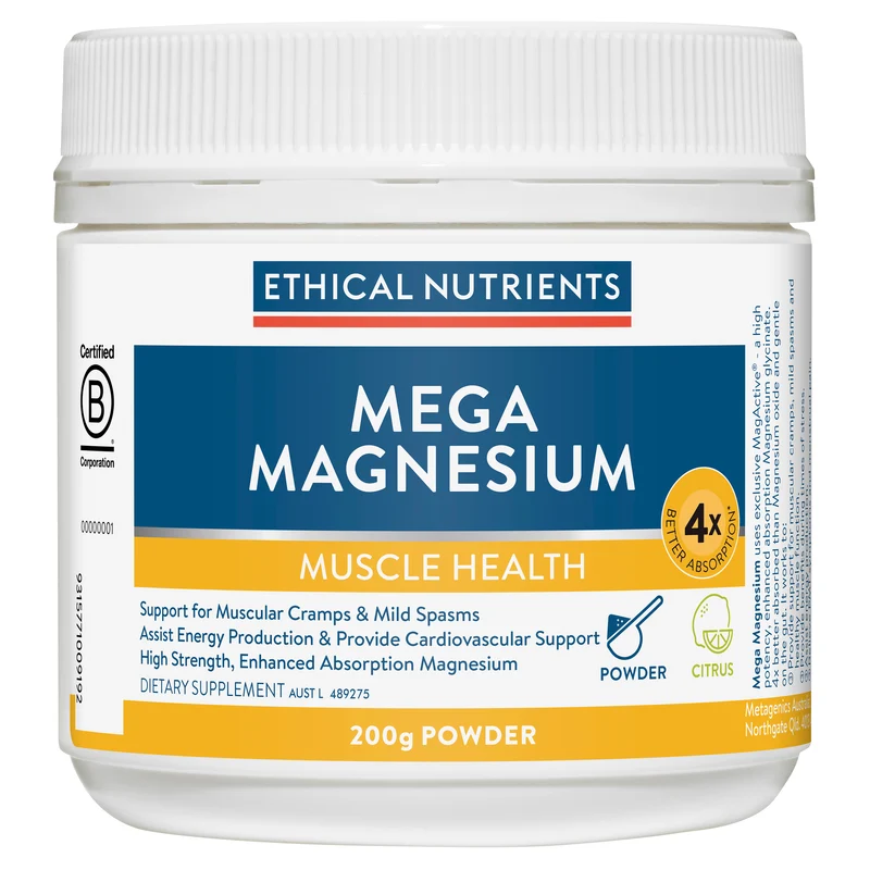 Ethical Nutrients Mega Magnesium Citrus 200 g