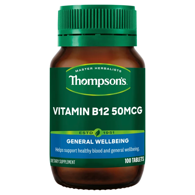 Thompson's Vitamin B12 50mcg 100 Tablets