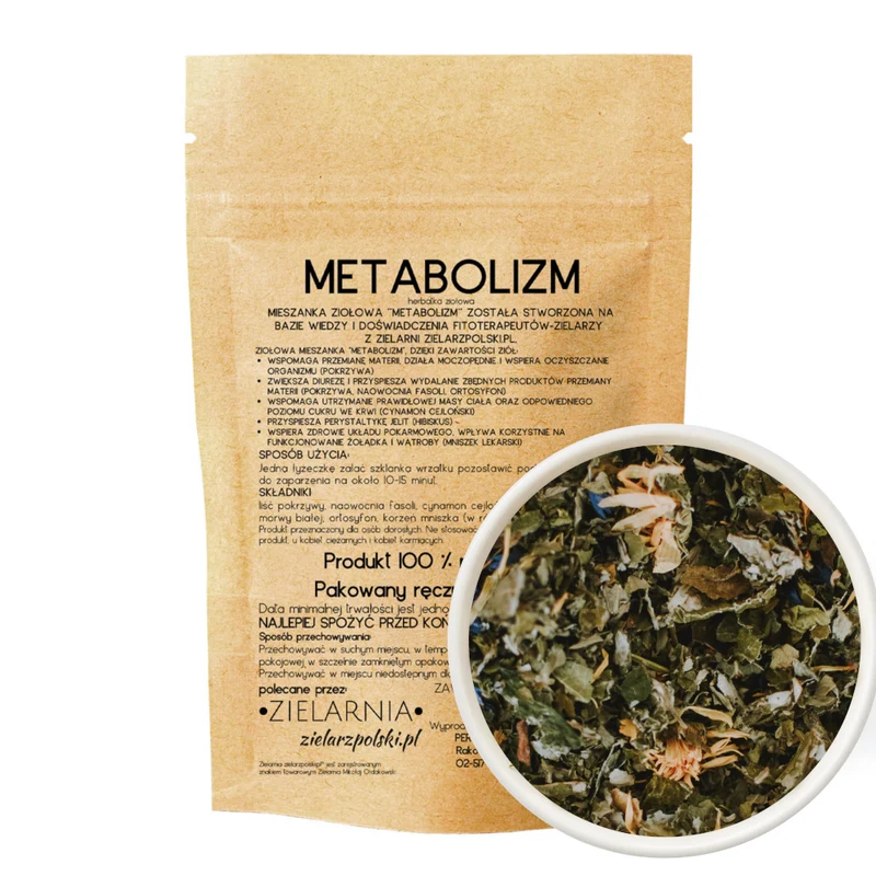 Stoffwechsel - Kräutertee 100g ZIELARZPOLSKI.PL