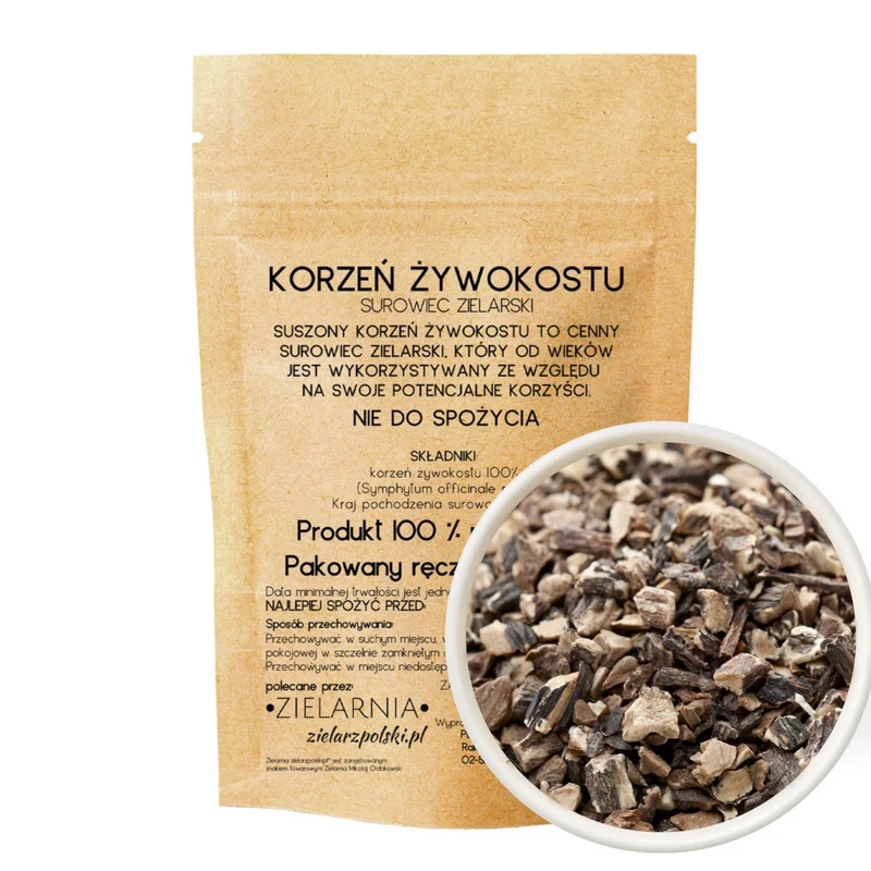 ZIELARZPOLSKI Zywokosteń korzeń mielony 50g