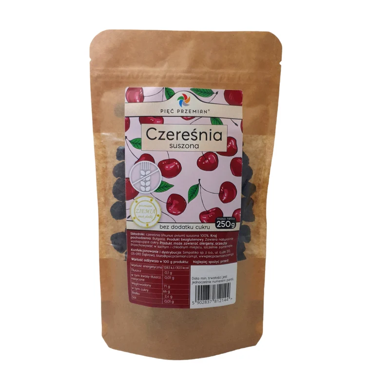 FIVE CHEMISTRY getrocknete Kirschen ohne Zuckerzusatz 250g