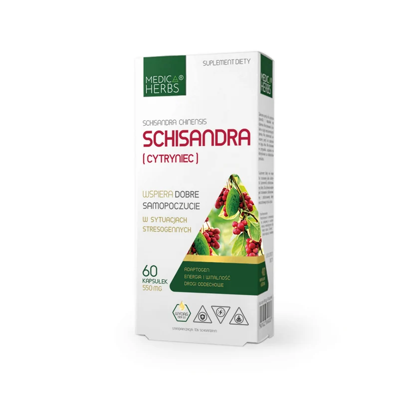 MEDICA HERBS Schisandra (Citronella) 550mg, 60 Kapseln.