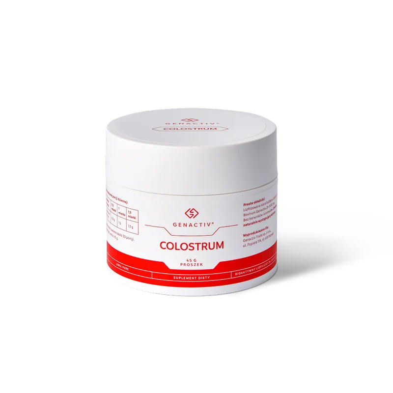 GENACTIV Colostrum-Pulver Dose 45g - bioaktives Lyophilisat 2h