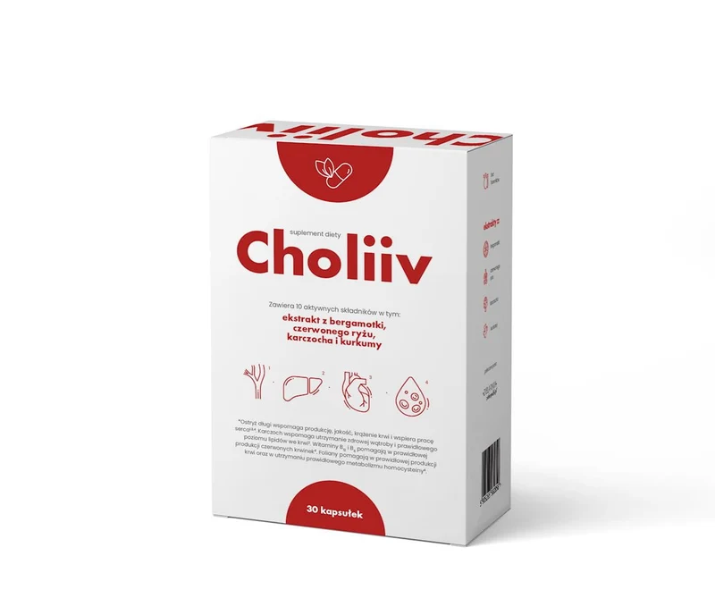 CHOLIIV - Cholesterin, Homocystein, Leber 30 Kapseln.