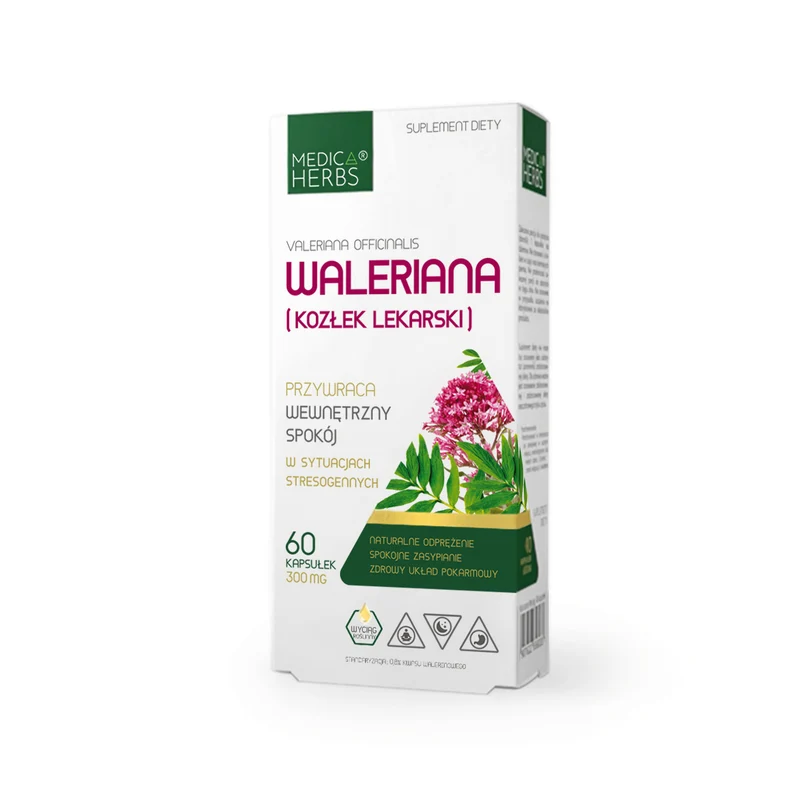 MEDICA HERBS Baldrian (Baldrian) 300mg, 60 Kapseln.