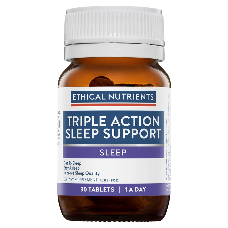 Ethical Nutrients Triple Action Sleep Support 30 Tablets