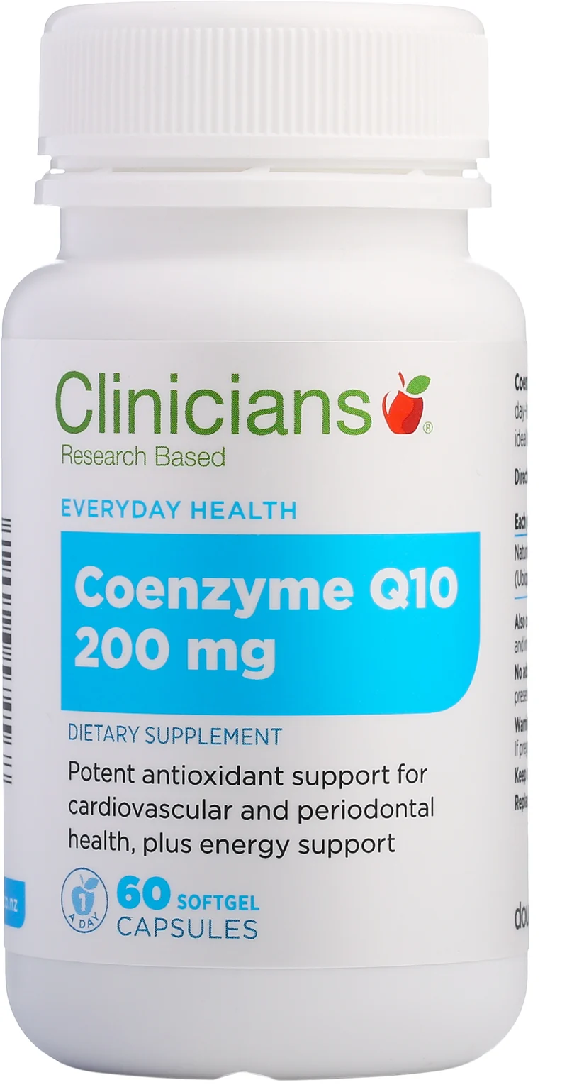 Clinicians COQ10 200mg Caps 60
