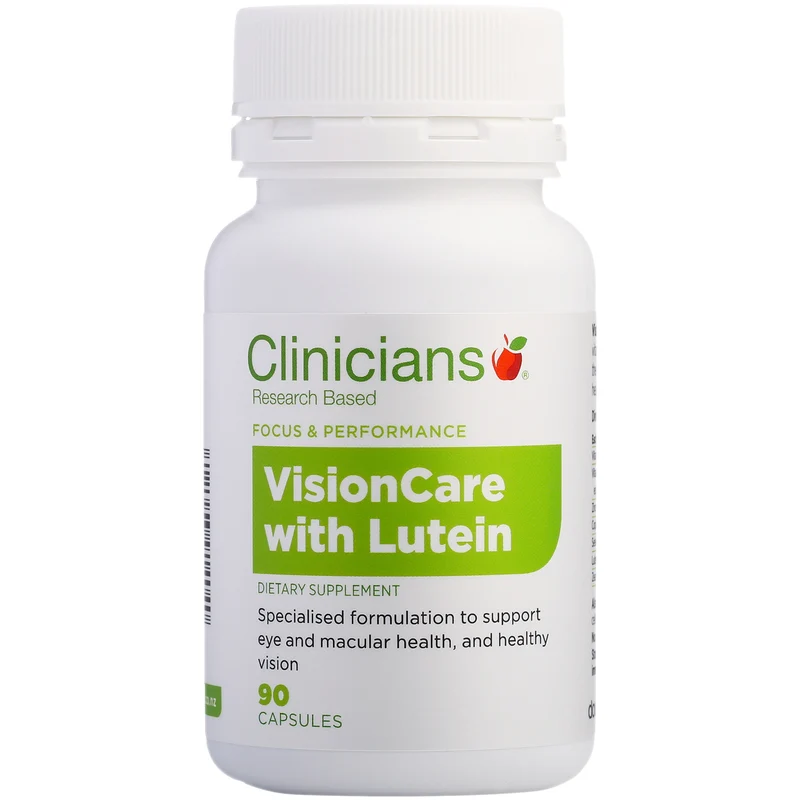 Clinicians VisionCare w Lutein Eyecare Supplement Capsules 90s