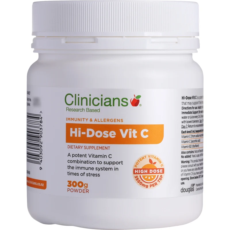 Clinicians Hi-Dose Vitamin C Powder 300g
