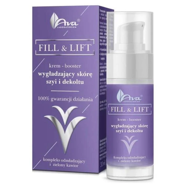 AVA Fill&Lift Hals und Dekolleté Booster Creme 30 ml