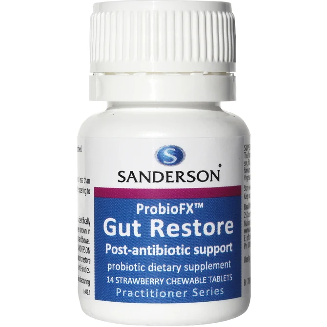 Sanderson ProbioFX Gut Restore Chewables 14 Tablets