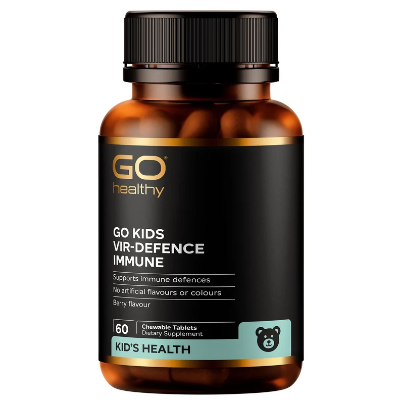 GO Healthy GO Kids Vir-Defence Chewable Immune Support Tablets 60s