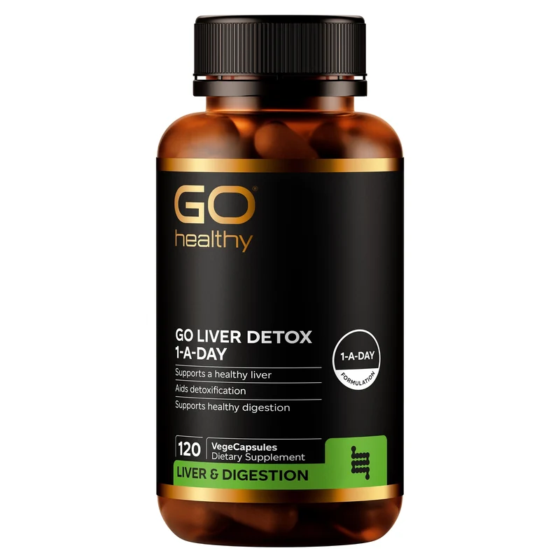 GO Healthy Go Liver Detox Liver and Digestion Supplement 120 Vegecaps