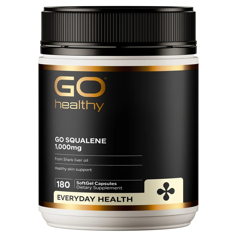 GO Healthy GO Squalene Supplement 1,000mg 180 Caps