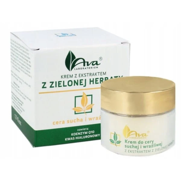 AVA Green Tea Cream für trockene und empfindliche Haut.