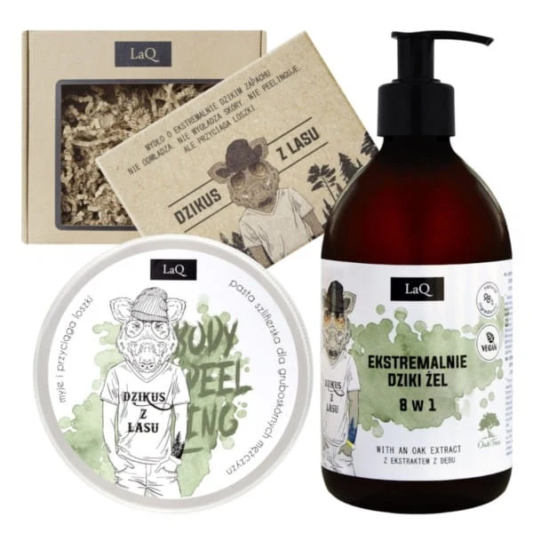 LAQ Wildschwein-Set Peeling-Gel-Würfel