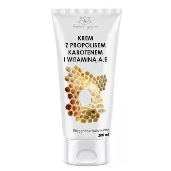 Weiße Pharma-Creme mit Propolis Karotin Vit. A, E