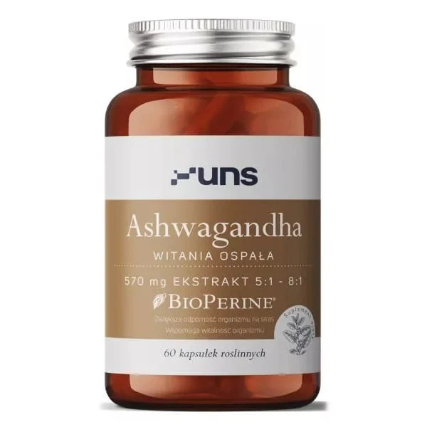 UNS Ashwagandha + Bioperine 60 k