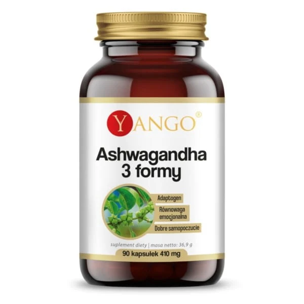 Ashwagandha - 3 Formen (90 Kapseln).