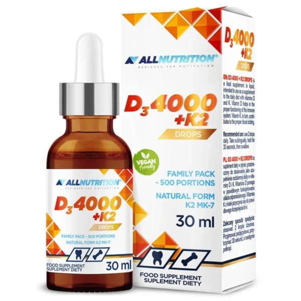 Allnutrition Vitamin D3 4000 + K2 30 ml Tropfen