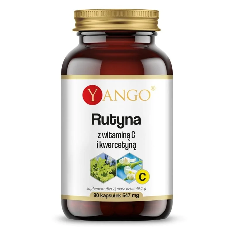 Rutin mit Vitamin C + Quercetin (90 Kapseln).
