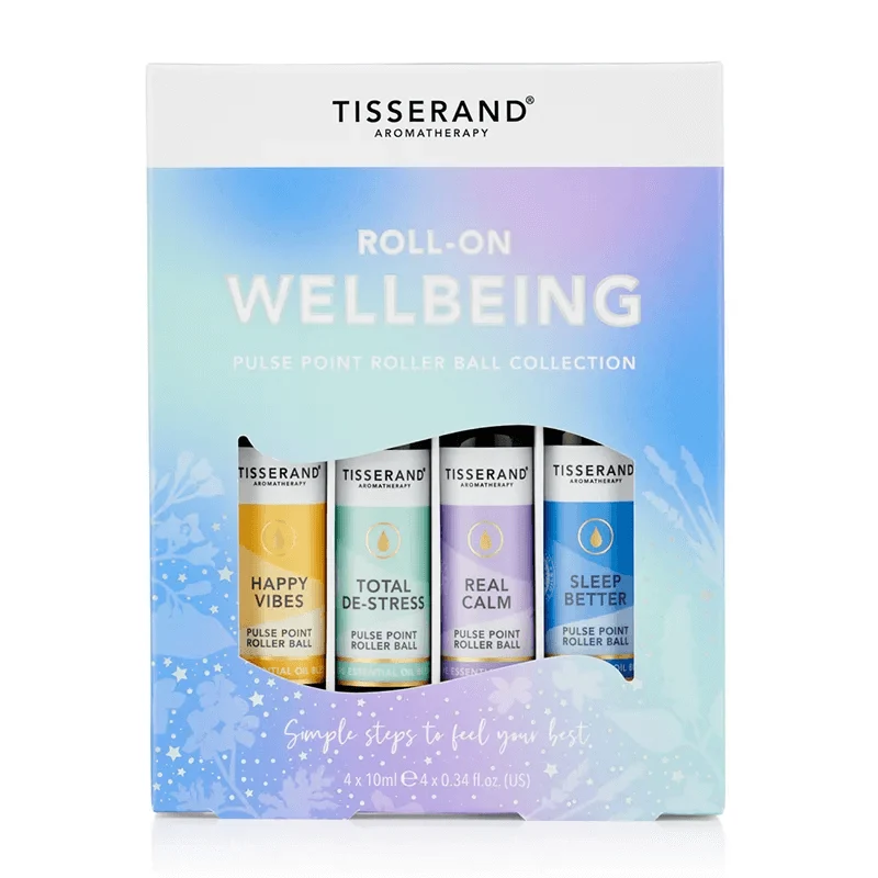 Roll-on Wellbeing - Ätherisches Öl Roll-on-Set zur Stimmungsaufhellung (4 x 10 ml)