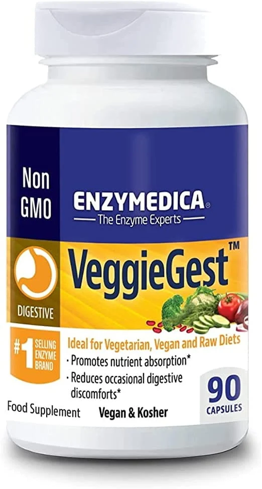 VeggieGest™ (60 Kapseln) Enzymedica