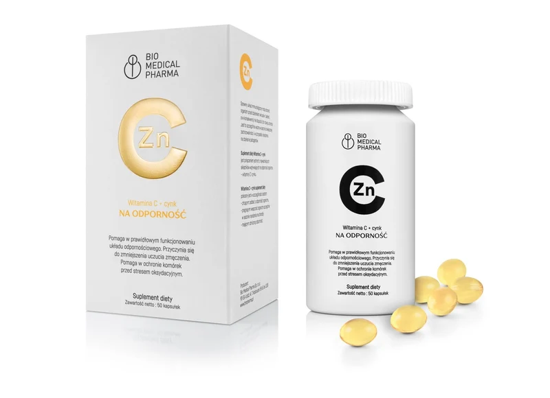 Bio Medical Pharma Vitamin C + Zink 50 Kapseln