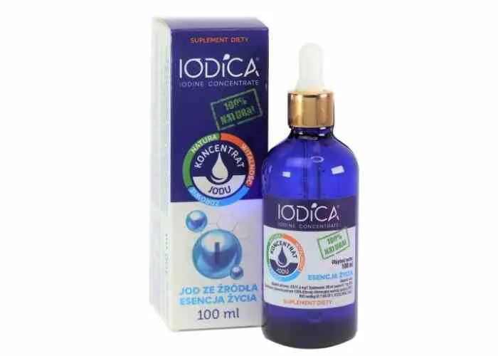 IODICA Natürliches Jodkonzentrat 100ml Glasflasche + Pipette
