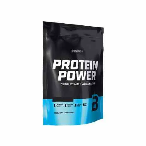 BioTech USA Protein-Pulver 1 kg mit Schokoladengeschmack