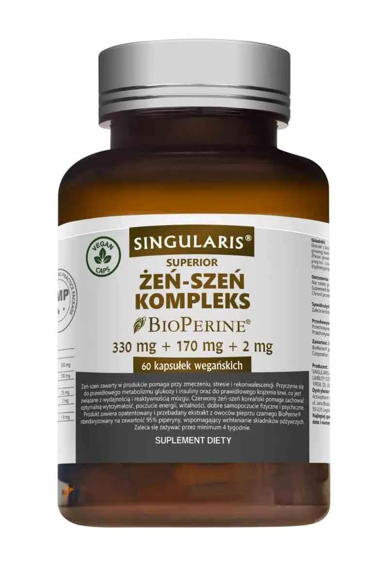 Singularis Ginseng Bioperine Complex 60 Kapseln