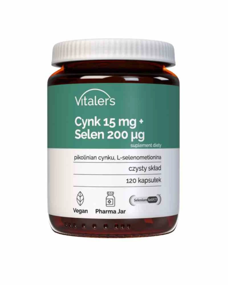 Vitaler's Zink + Organisches Selen 120 Kapseln