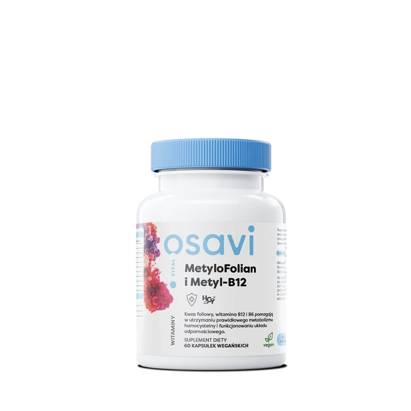 Osavi Methylfolat und Methyl B12 60 Kapseln