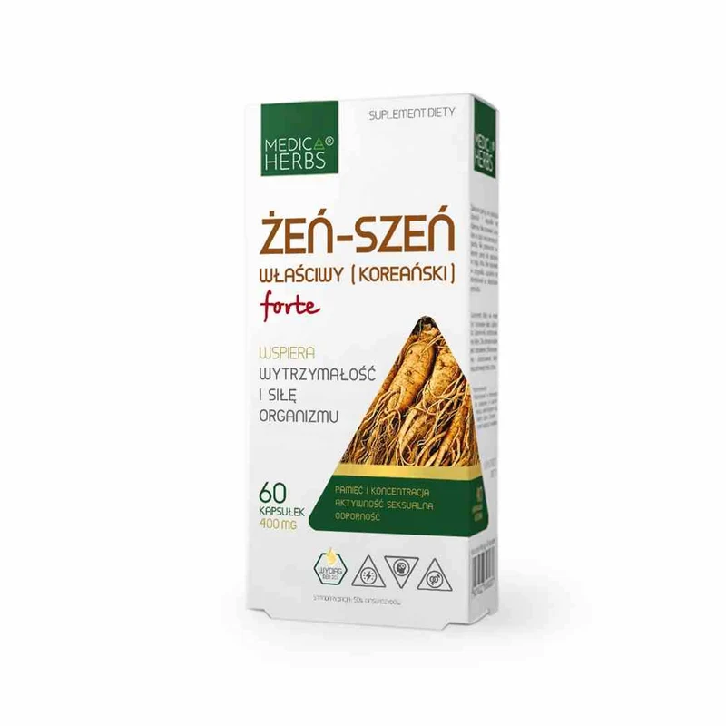 MEDICA HERBS Ginseng forte 400mg, 60 Kapseln.