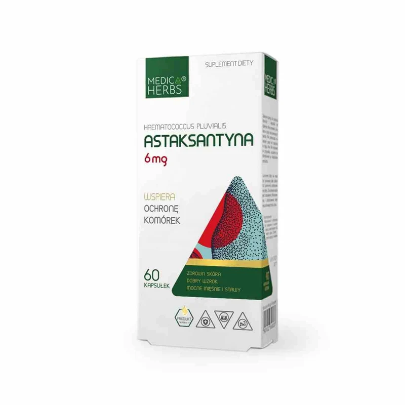 MEDICA HERBS Astaxanthin 6mg, 60 Kapseln.