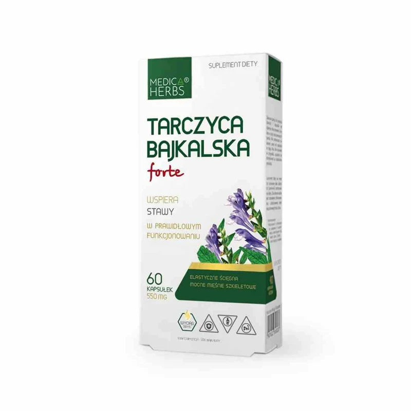 MEDICA HERBS Baikal Schilddrüse forte 550mg, 60 Kapseln.