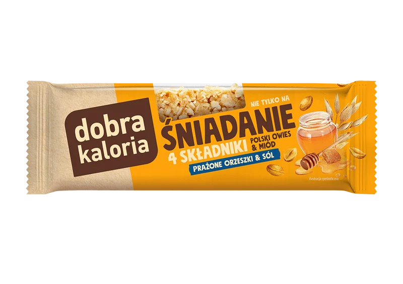 Gut Kaloria Frühstücksriegel geröstete Nüsse und Salz 35g