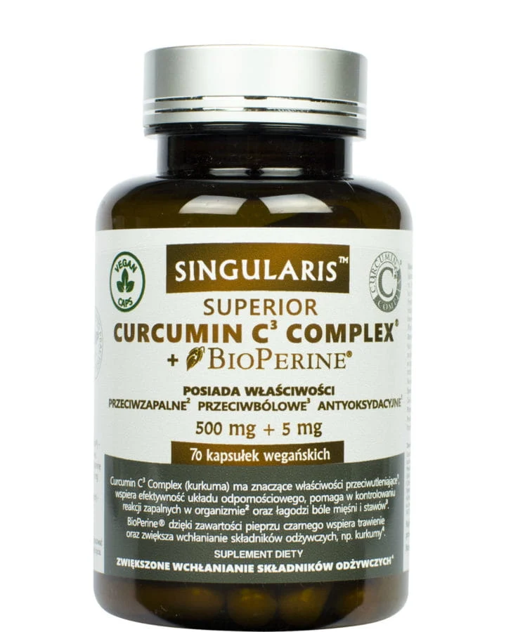 Singularis Superior Curcumin C3 Complex + Biperine 70 vegane Kapseln