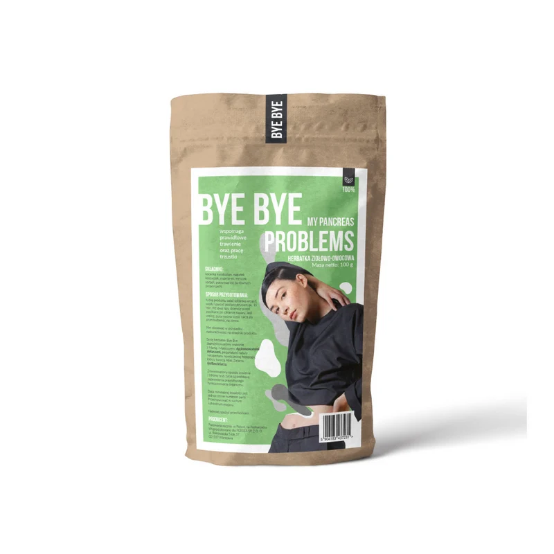 BYE BYE meine Bauchspeicheldrüse Probleme Tee 100g (normale Funktion der Bauchspeicheldrüse)