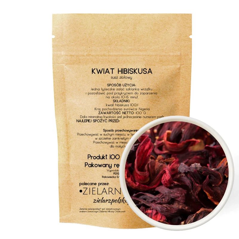 Hibiskusblüten 100g POLISH HERBARY