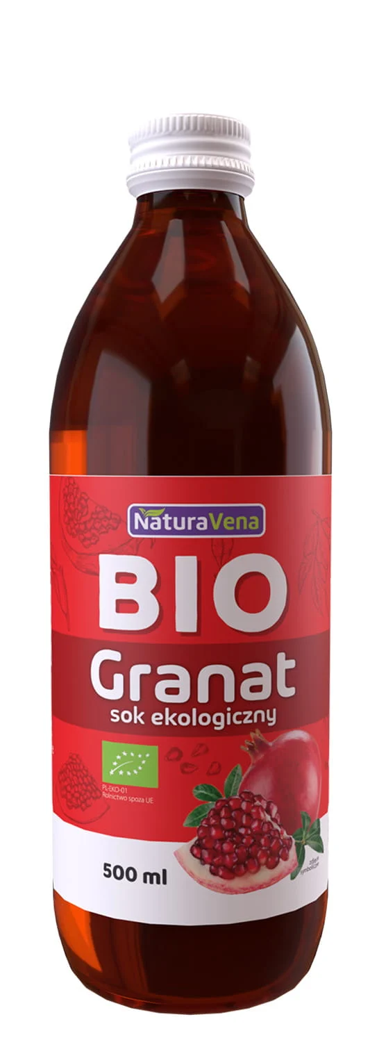 GRANATENSAFT 100% BIO 500 ml - NATURAVENA