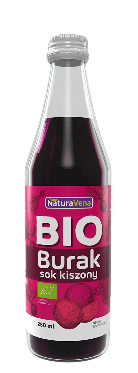 Saft aus eingelegter Roter Bete BIO 250 ml - NATURAVENA