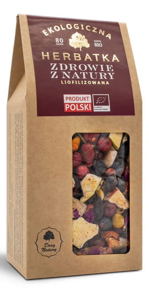 LIOFILIZIERTE HERBATKA ZDROWIE Z NATURY BIO 80 g - DARY NATURY