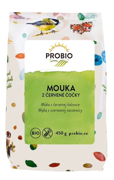 Glutenfreies rotes Sojabohnenmehl BIO 450 g - PROBIO