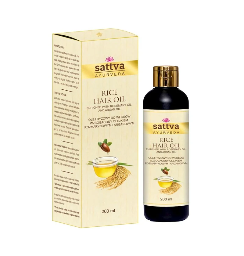 REISHAARÖL MIT Rosmarin & ARGANÖL 200 ml - SATTVA