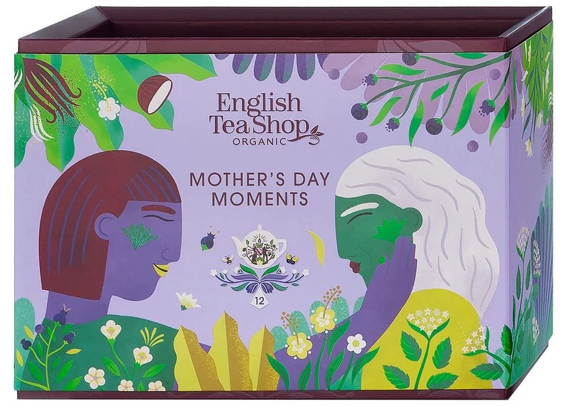 TEEKOLLEKTION UND TEETAFELN FÜR DEN TAG DER MUTTER BIO PIRAMIDS 3 GESICHTER (12 x 2 g) 24 g - ENGLISH TEA SHOP