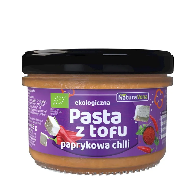 TOFU-PASTE MIT CHILI-PFEFFER BIO 185 g - NATURAVENA